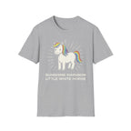 Summer Tee — Sunshine Rainbow Little White Horse