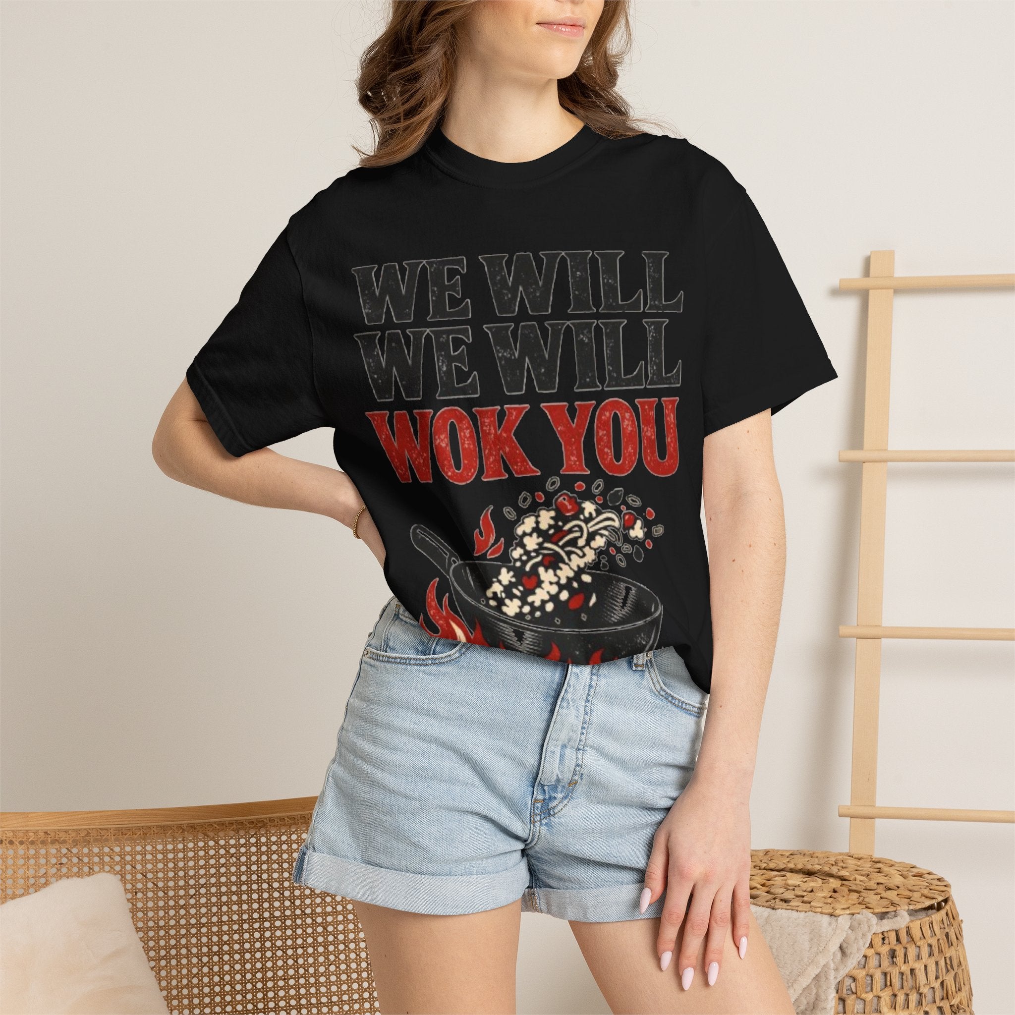 Graphic Tee — We Will We Will Wok You