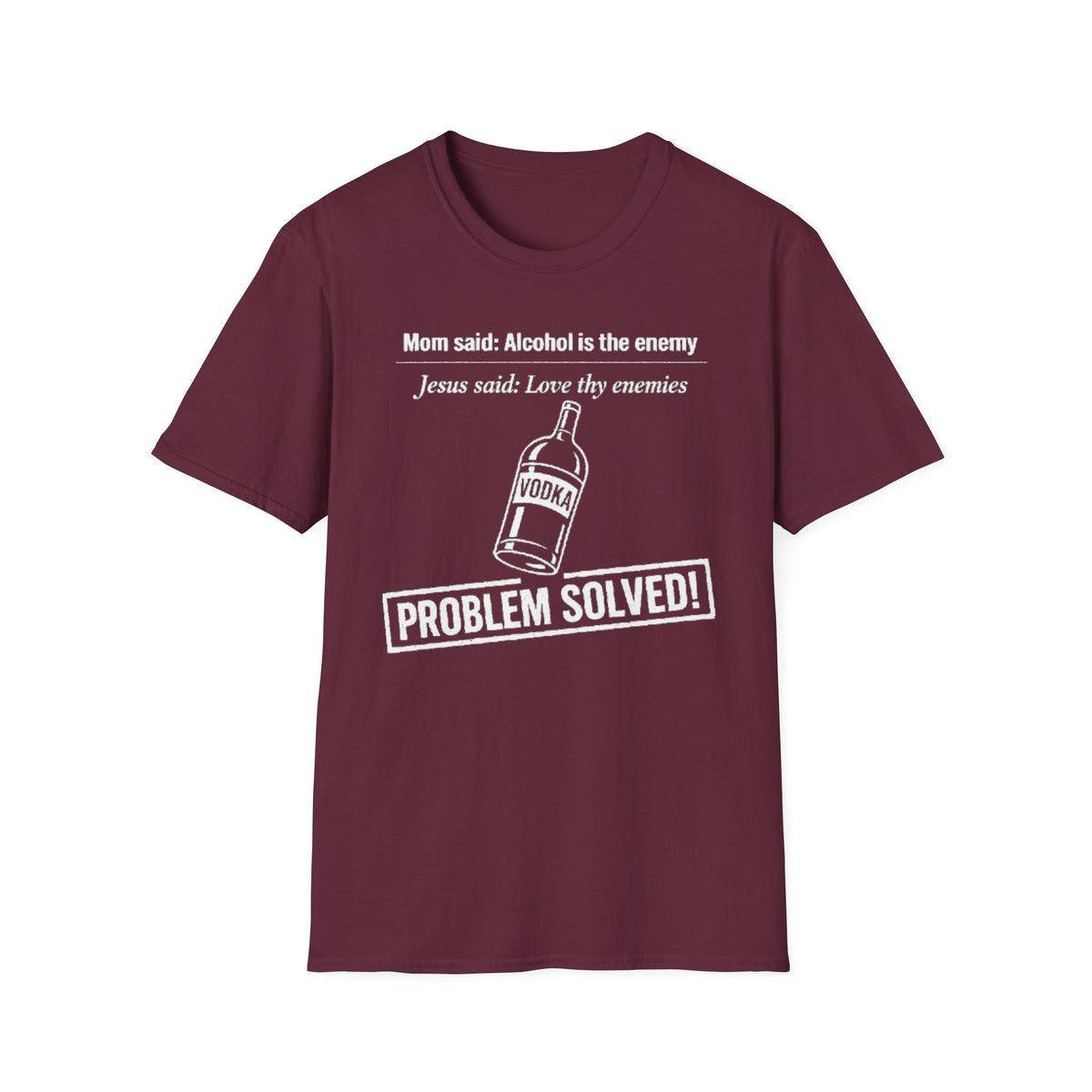 Summer Tee — Alcohol is the Enemy, Love thy Enemy