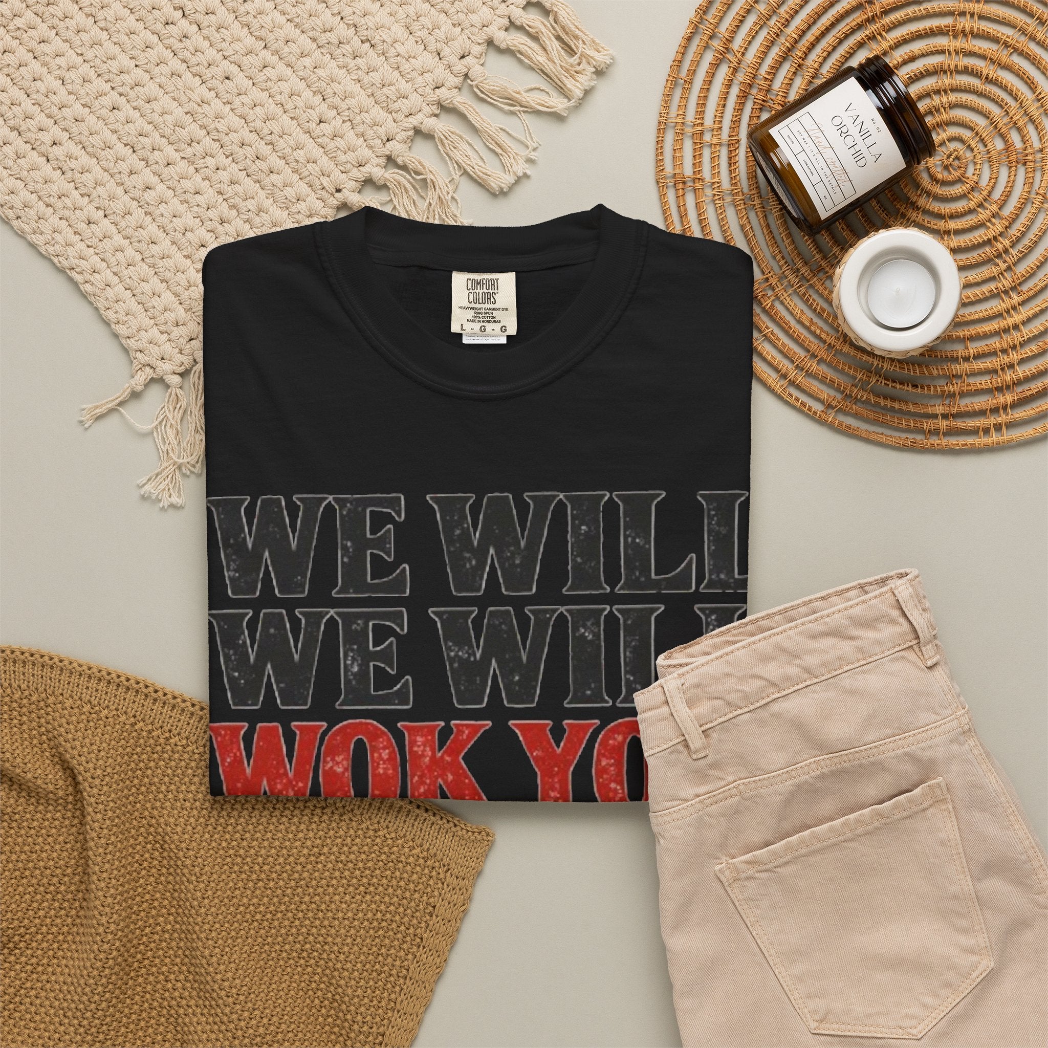 Graphic Tee — We Will We Will Wok You