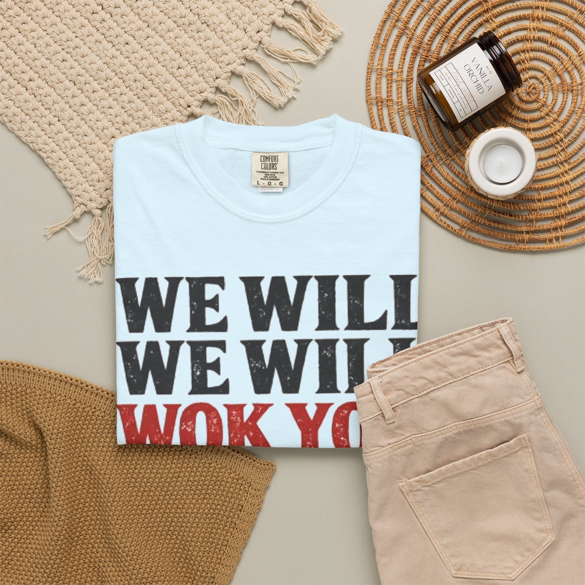 Graphic Tee — We Will We Will Wok You