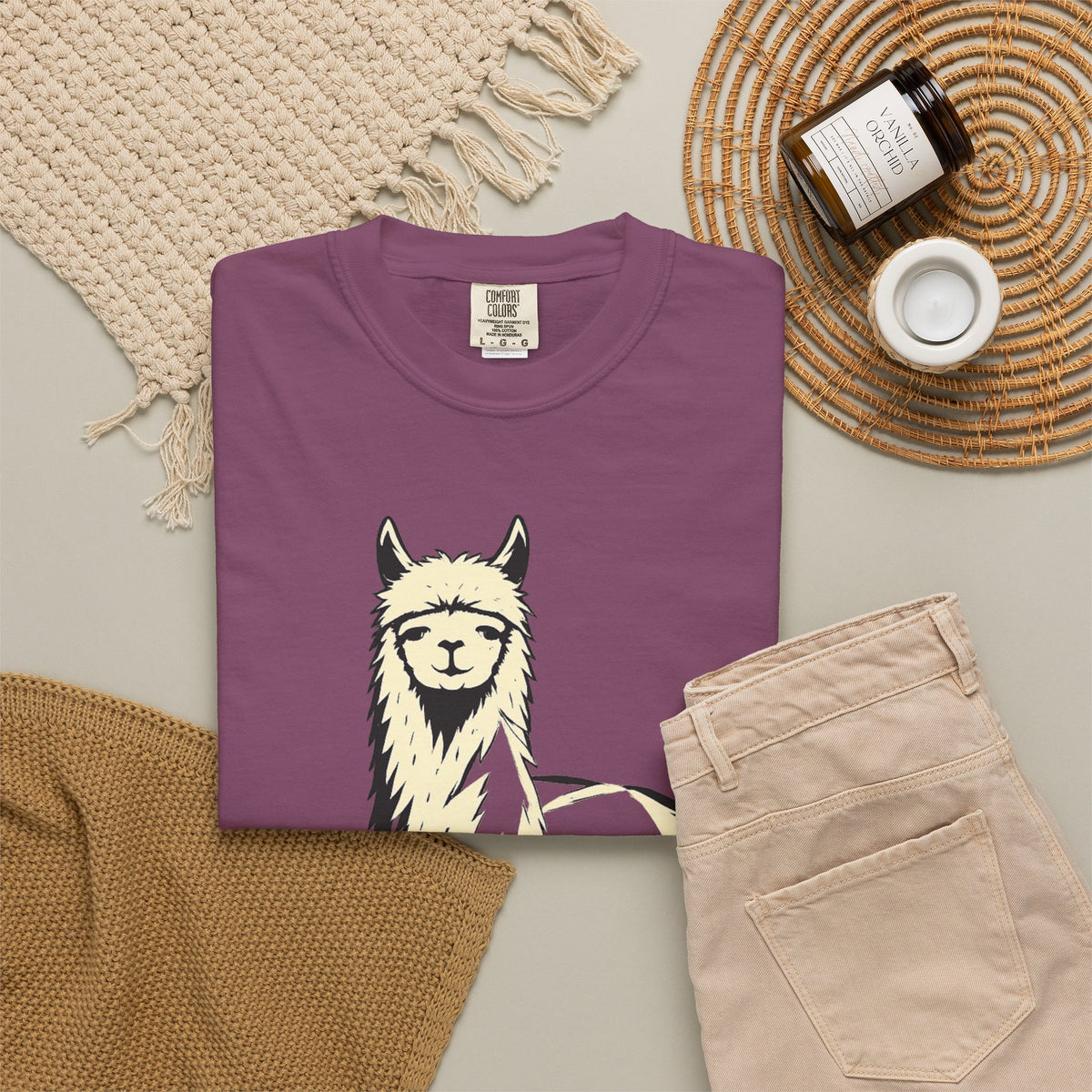 Graphic Tee — Alpaca 草泥马