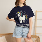 Graphic Tee — Sunshine Rainbow Little White Horse