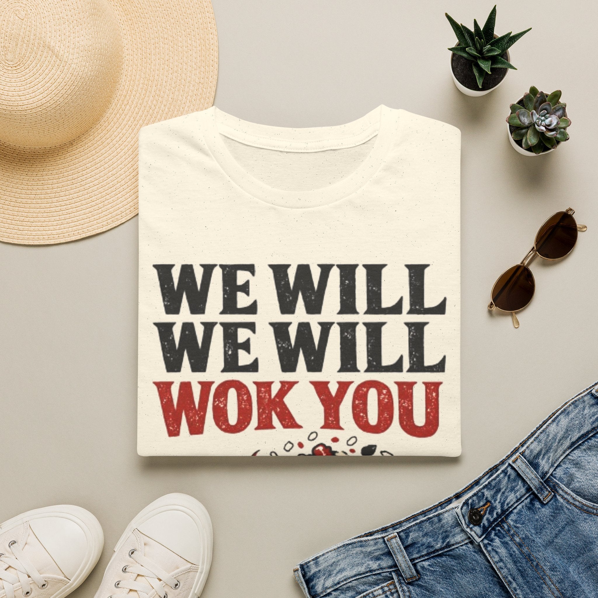 Summer Tee — We Will We Will Wok You