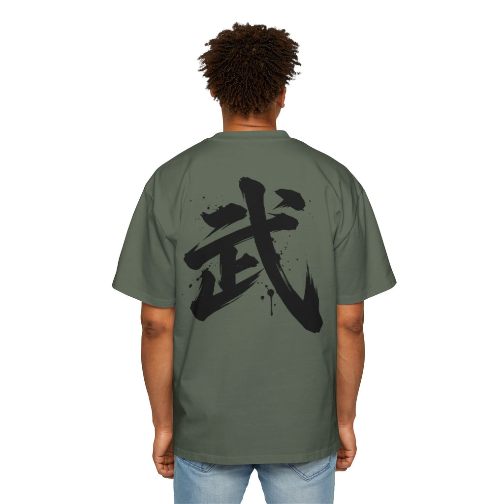 Premium Collection Oversized Graphic Tee — Warrior 武