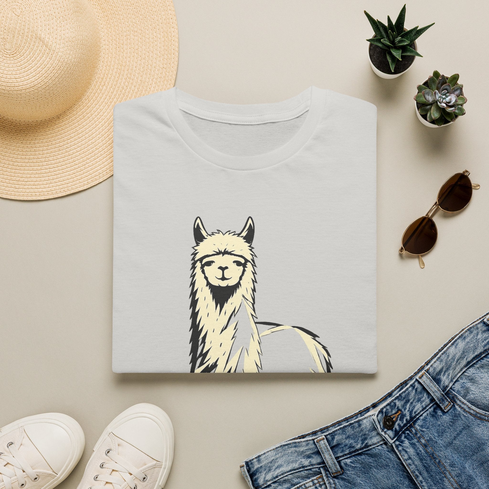 Summer Tee - Alpaca 草泥马