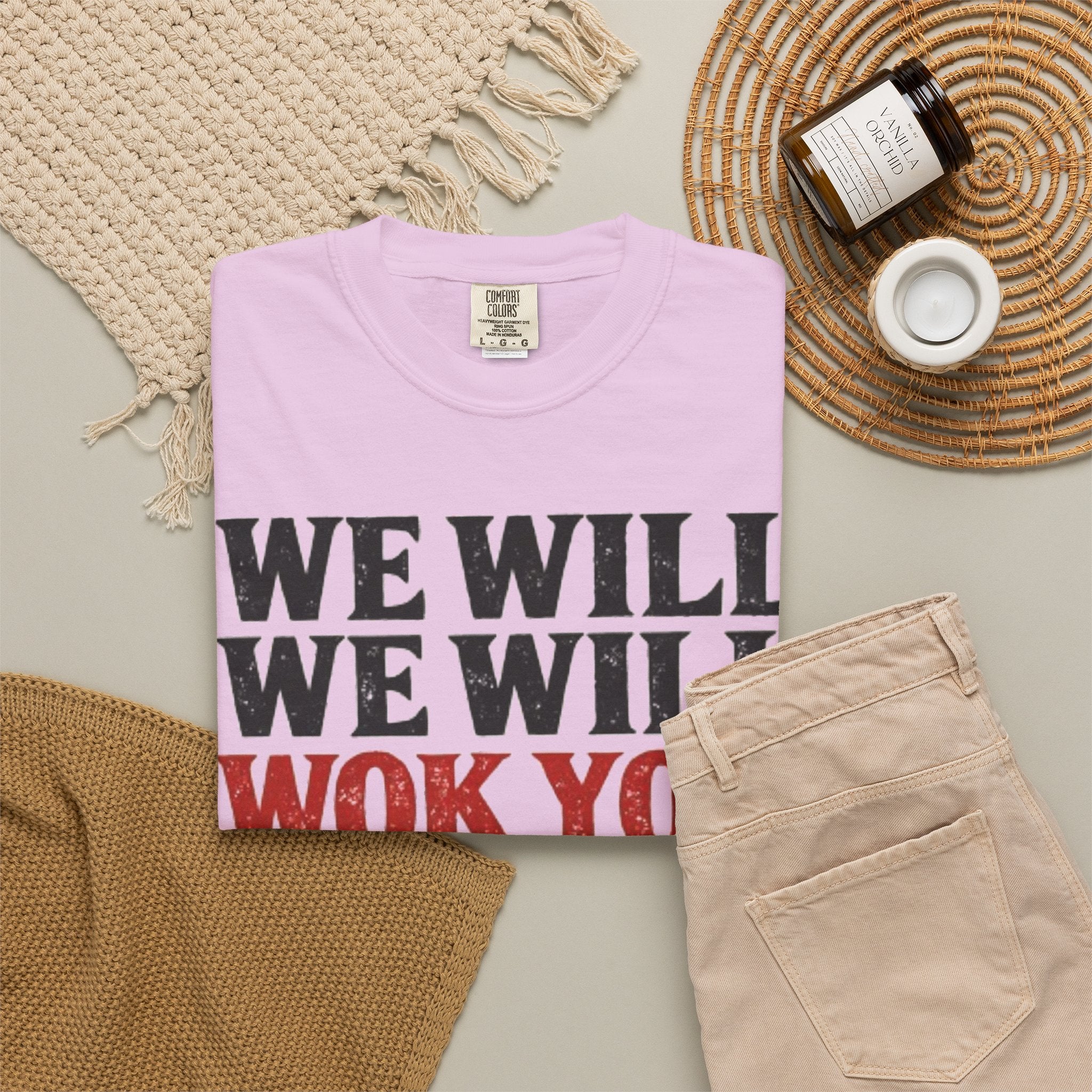 Graphic Tee — We Will We Will Wok You
