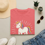 Summer Tee — Sunshine Rainbow Little White Horse