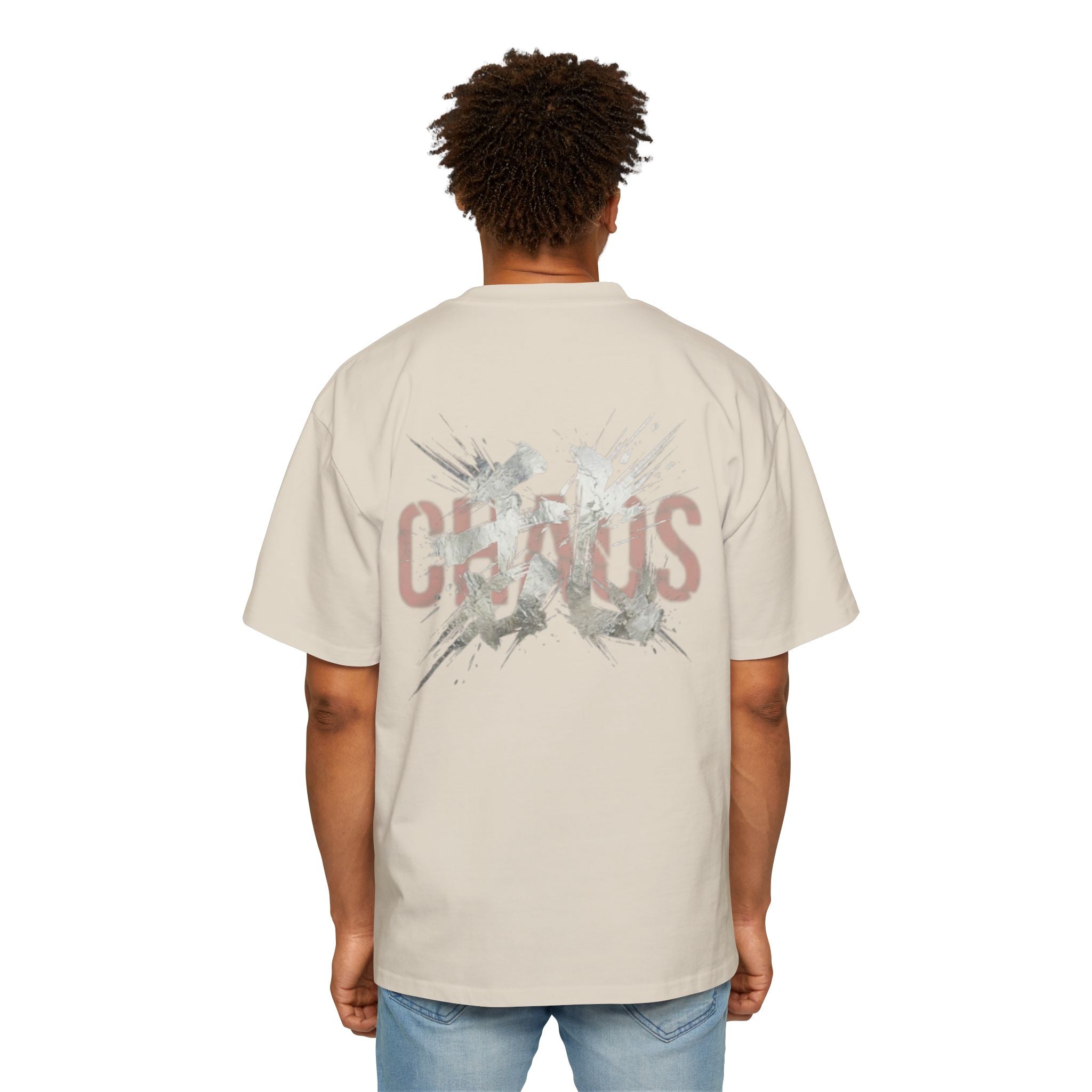 Premium Collection Oversized Graphic Tee — Chaos 乱