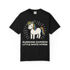 Graphic Tee — Sunshine Rainbow Little White Horse