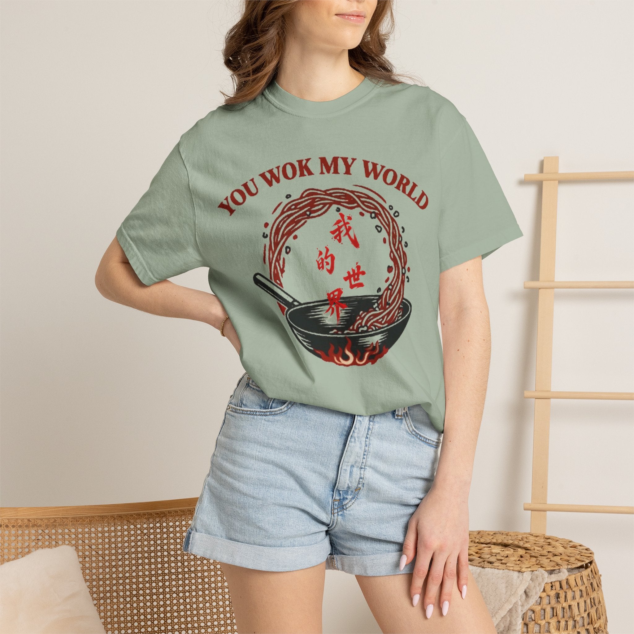 Graphic Tee — You Wok My World