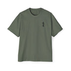 Premium Collection Oversized Graphic Tee — Warrior 武