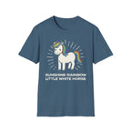 Summer Tee — Sunshine Rainbow Little White Horse