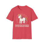 Summer Tee — Sunshine Rainbow Little White Horse