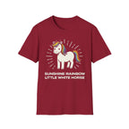 Summer Tee — Sunshine Rainbow Little White Horse