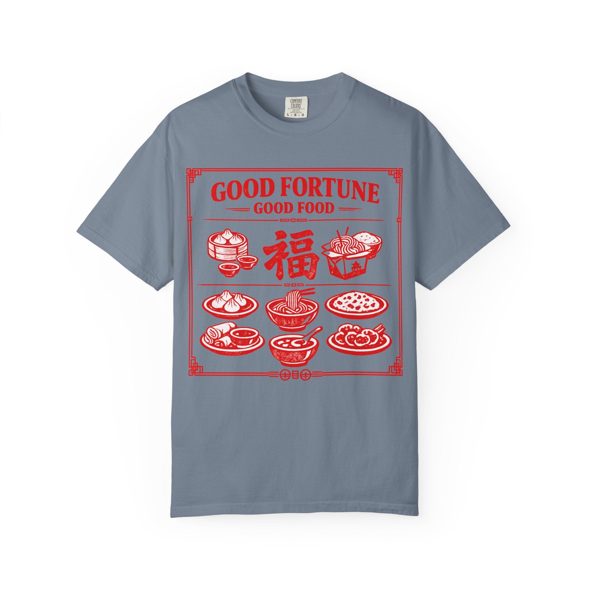 Summer Tee - Good Fortune Good Food 福