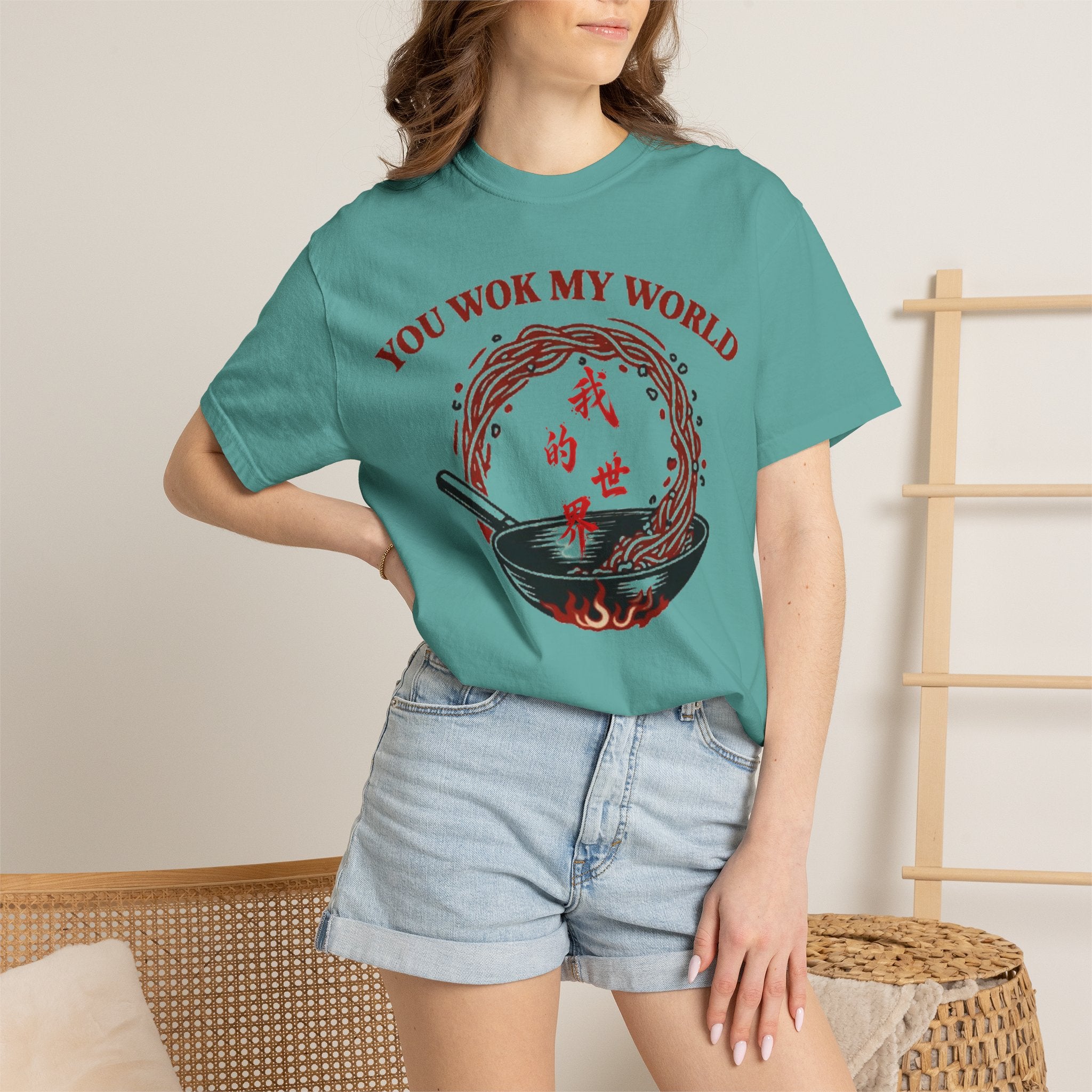 Graphic Tee — You Wok My World
