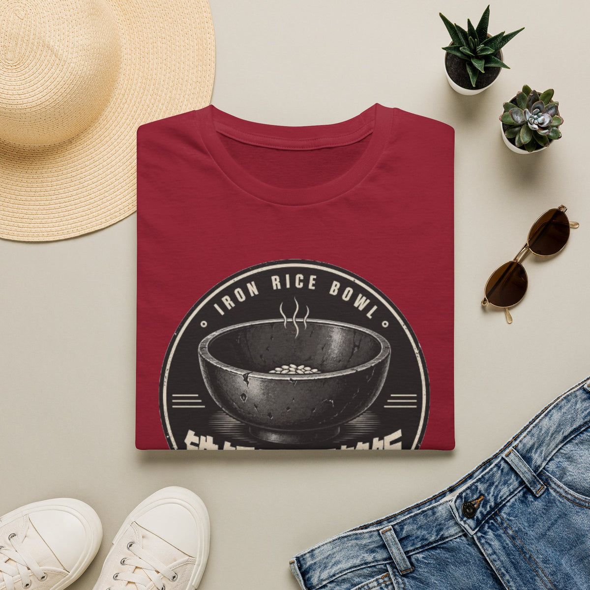 Summer Tee — Iron Rice Bowl Not Enough Rice 铁饭碗 不够饭