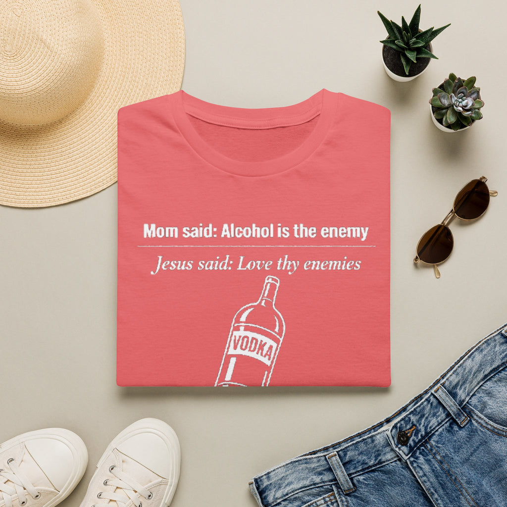 Summer Tee — Alcohol is the Enemy, Love thy Enemy