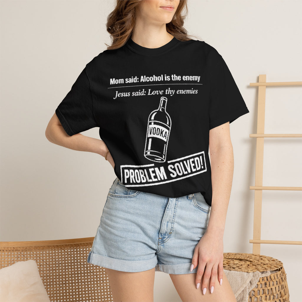 Graphic Tee — Alcohol is the Enemy, Love thy Enemy