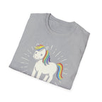 Summer Tee — Sunshine Rainbow Little White Horse