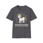 Summer Tee — Sunshine Rainbow Little White Horse