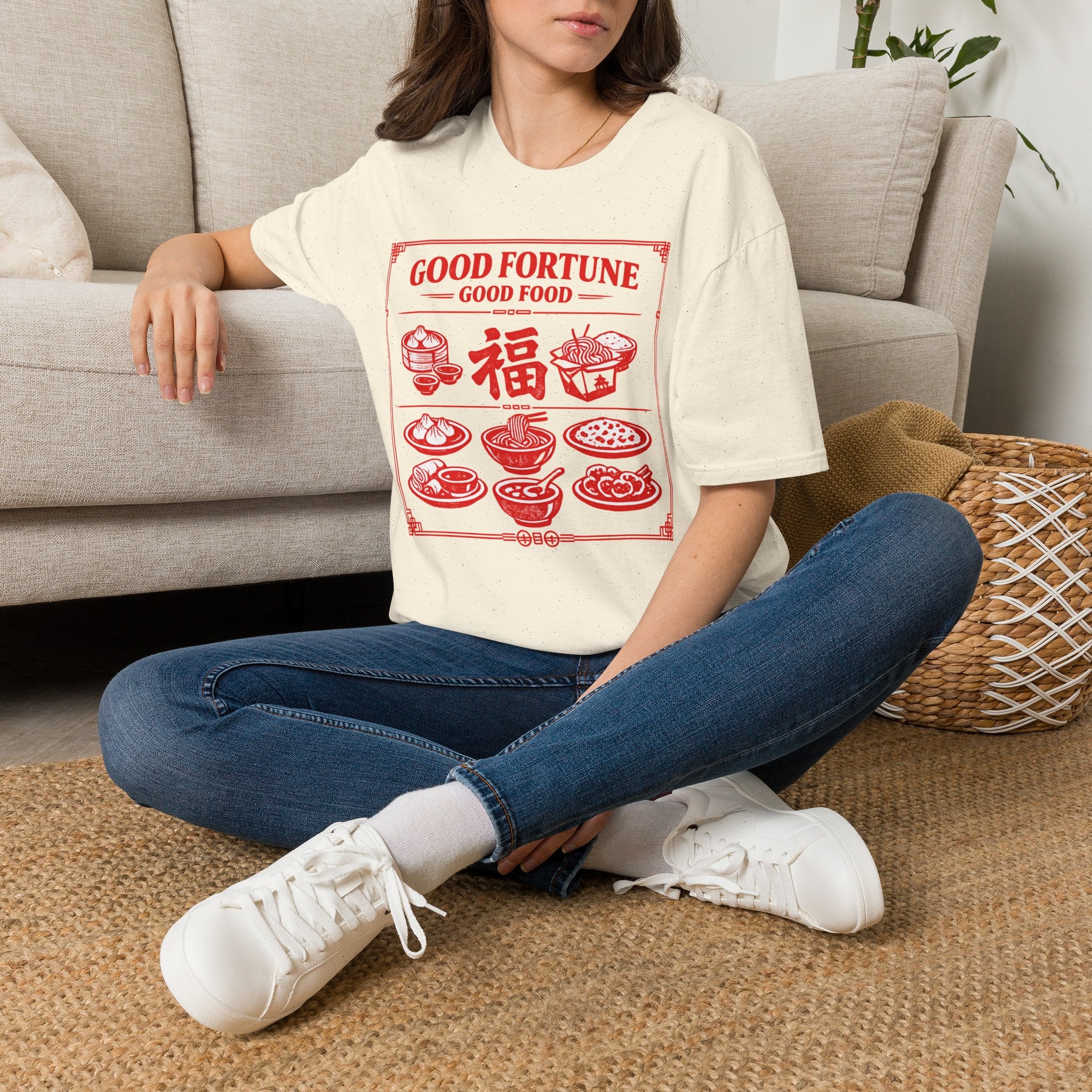 Summer Tee - Good Fortune Good Food 福