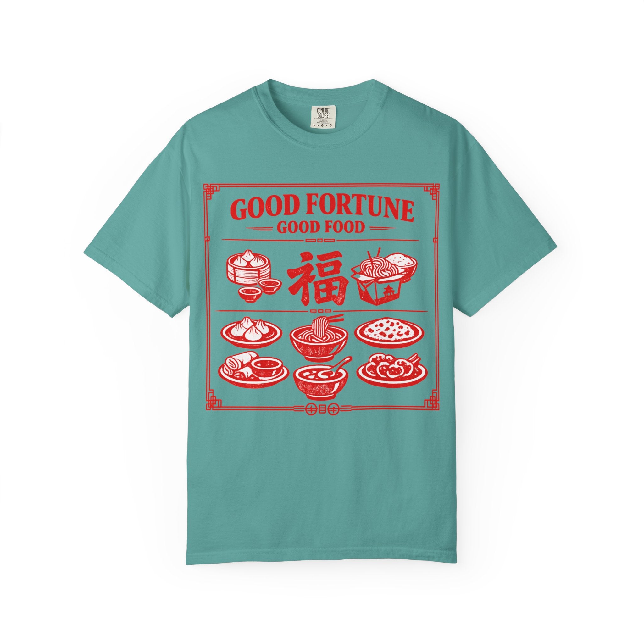 Summer Tee - Good Fortune Good Food 福