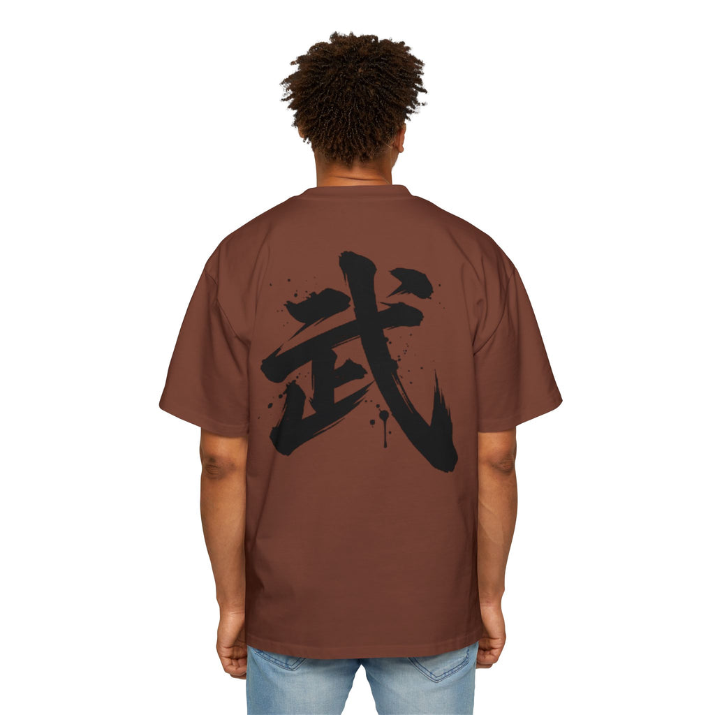 Premium Collection Oversized Graphic Tee — Warrior 武