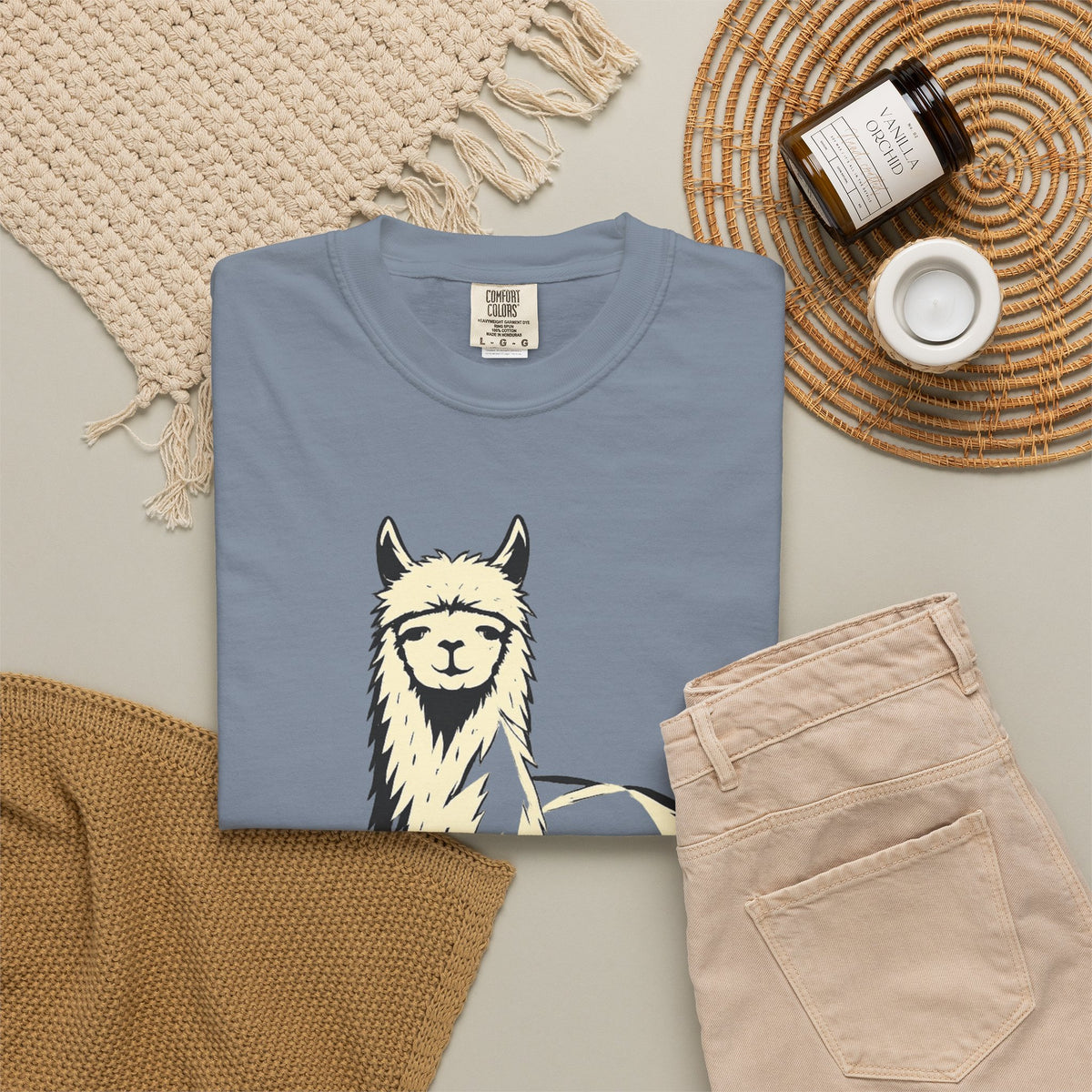 Graphic Tee — Alpaca 草泥马