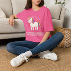 Summer Tee — Sunshine Rainbow Little White Horse