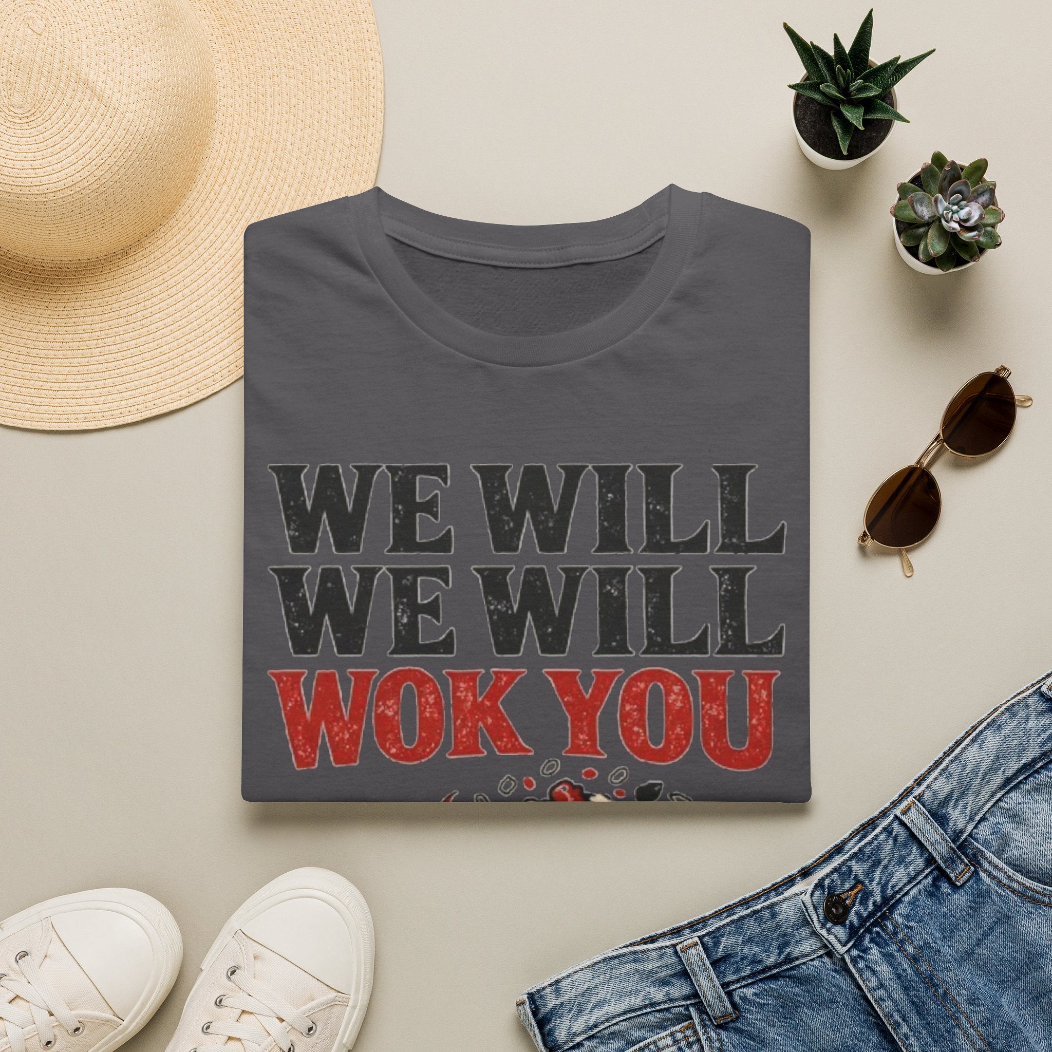 Summer Tee — We Will We Will Wok You