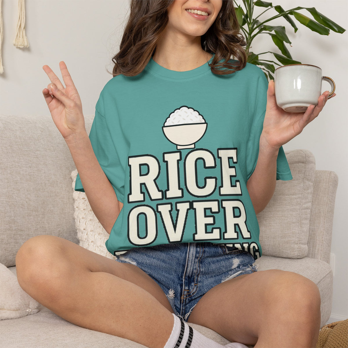 Graphic Tee — Rice Over Everything