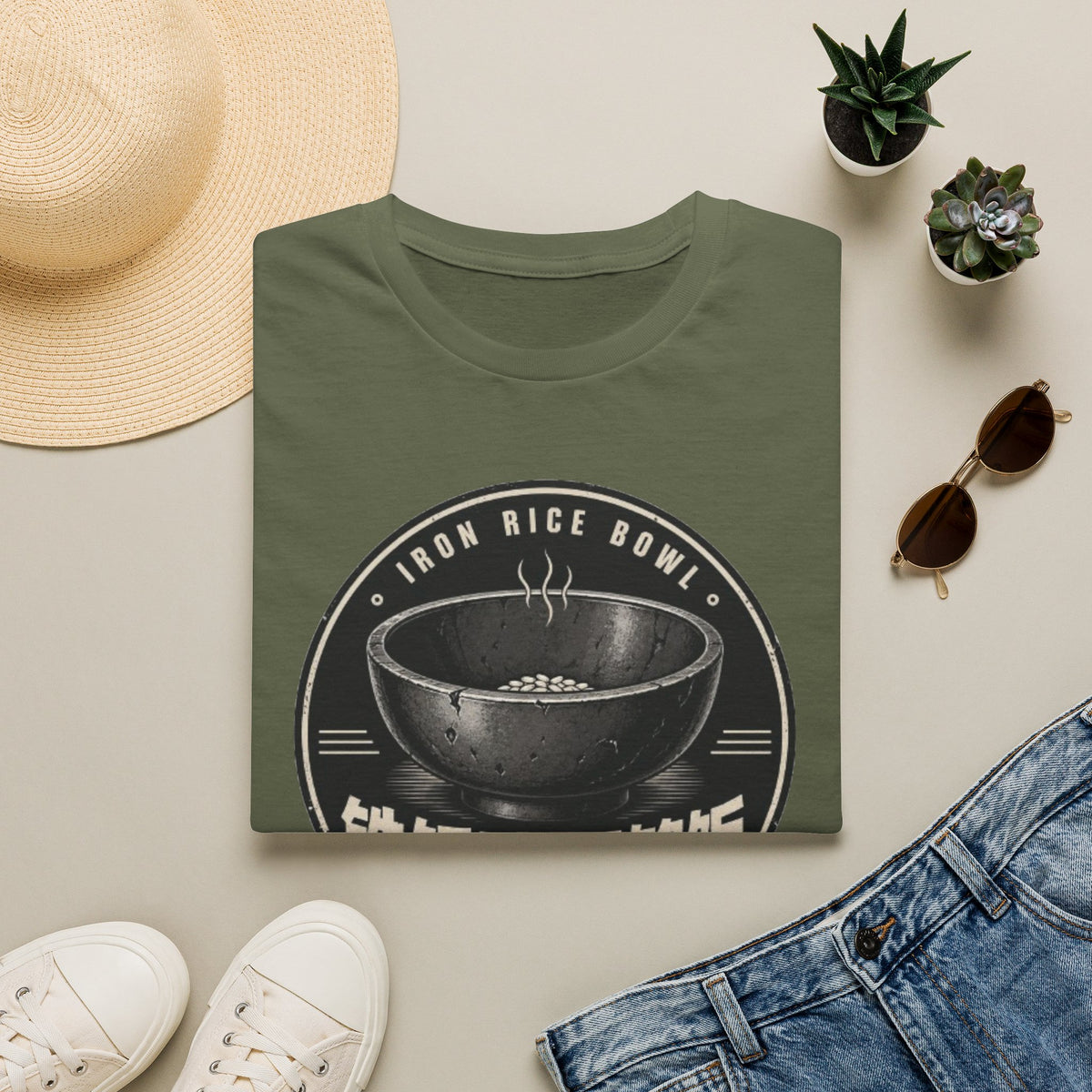 Summer Tee — Iron Rice Bowl Not Enough Rice 铁饭碗 不够饭