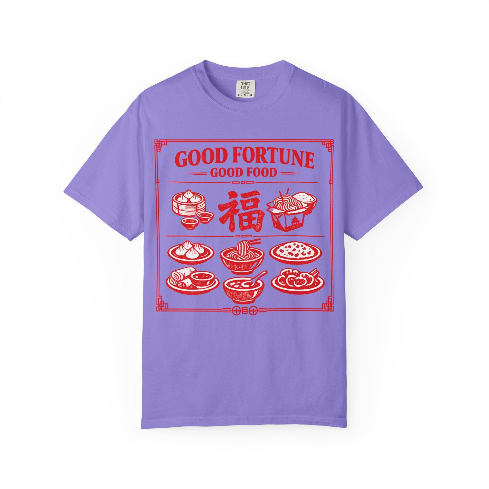 Summer Tee - Good Fortune Good Food 福