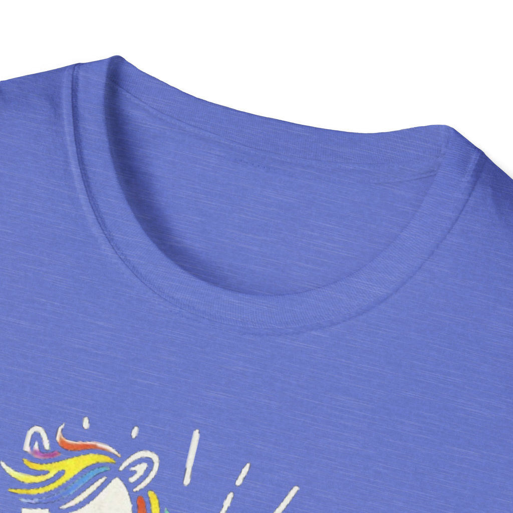 Summer Tee — Sunshine Rainbow Little White Horse