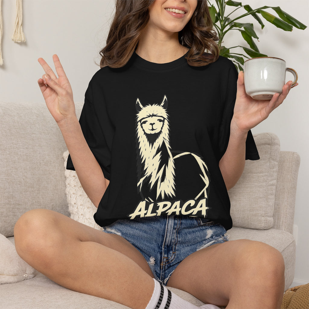 Graphic Tee — Alpaca 草泥马