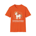 Summer Tee — Sunshine Rainbow Little White Horse