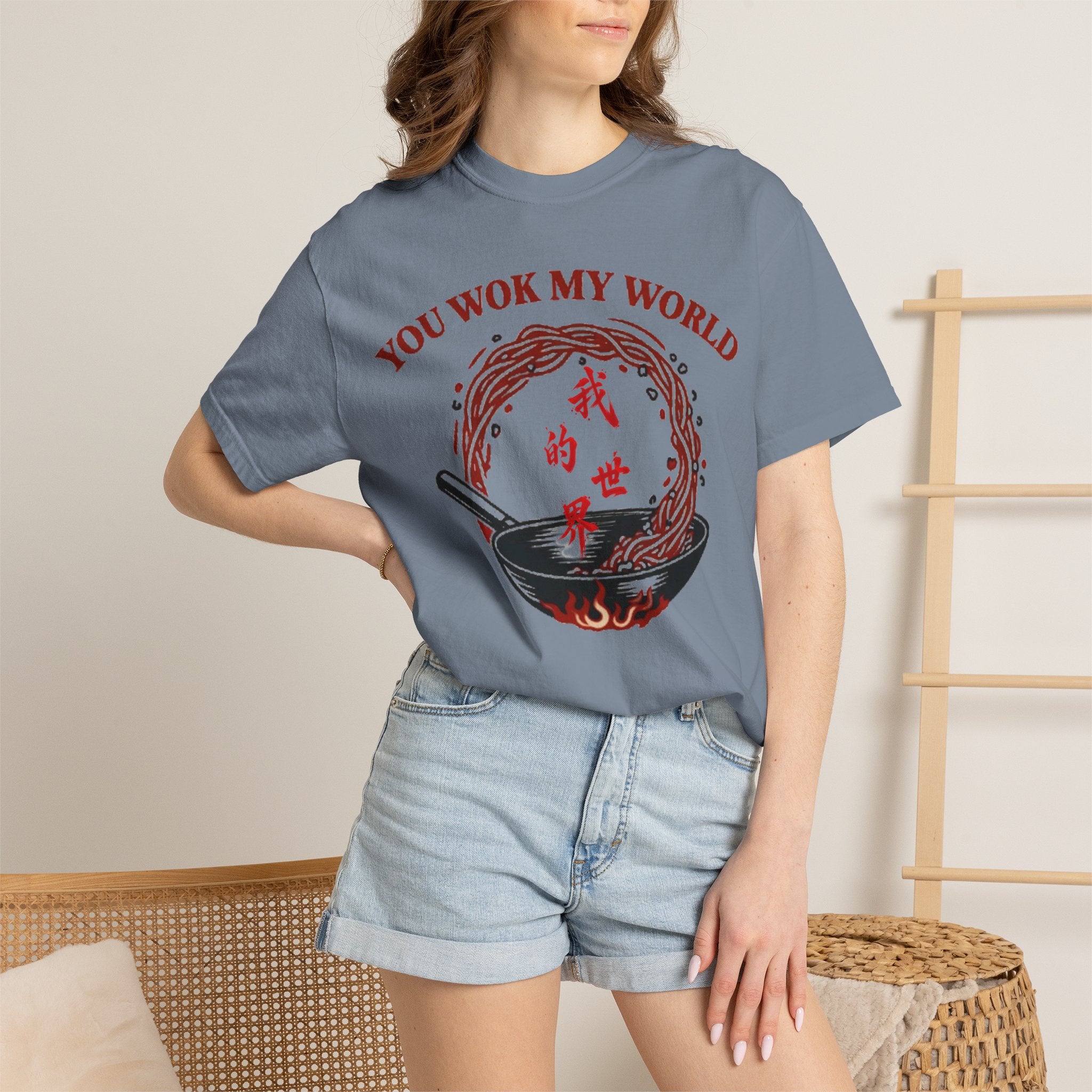 Graphic Tee — You Wok My World