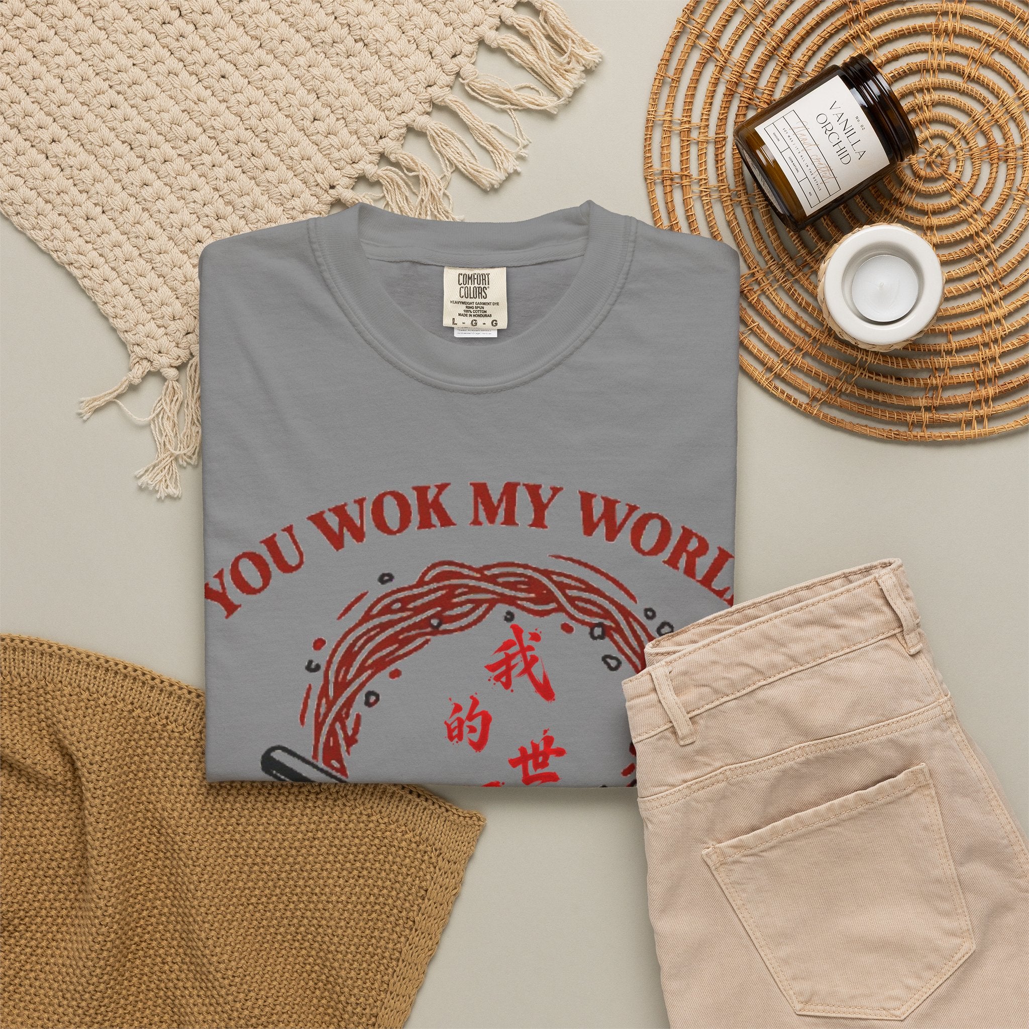Graphic Tee — You Wok My World