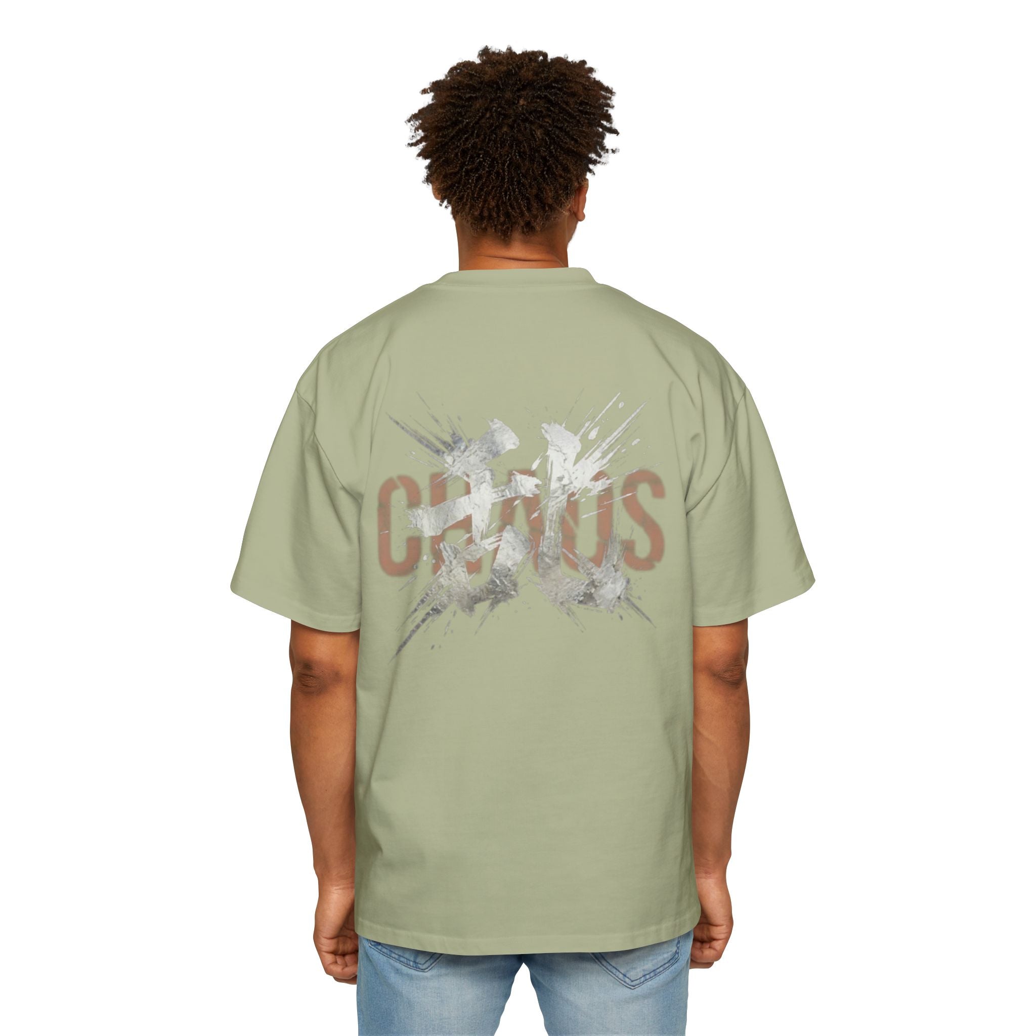 Premium Collection Oversized Graphic Tee — Chaos 乱
