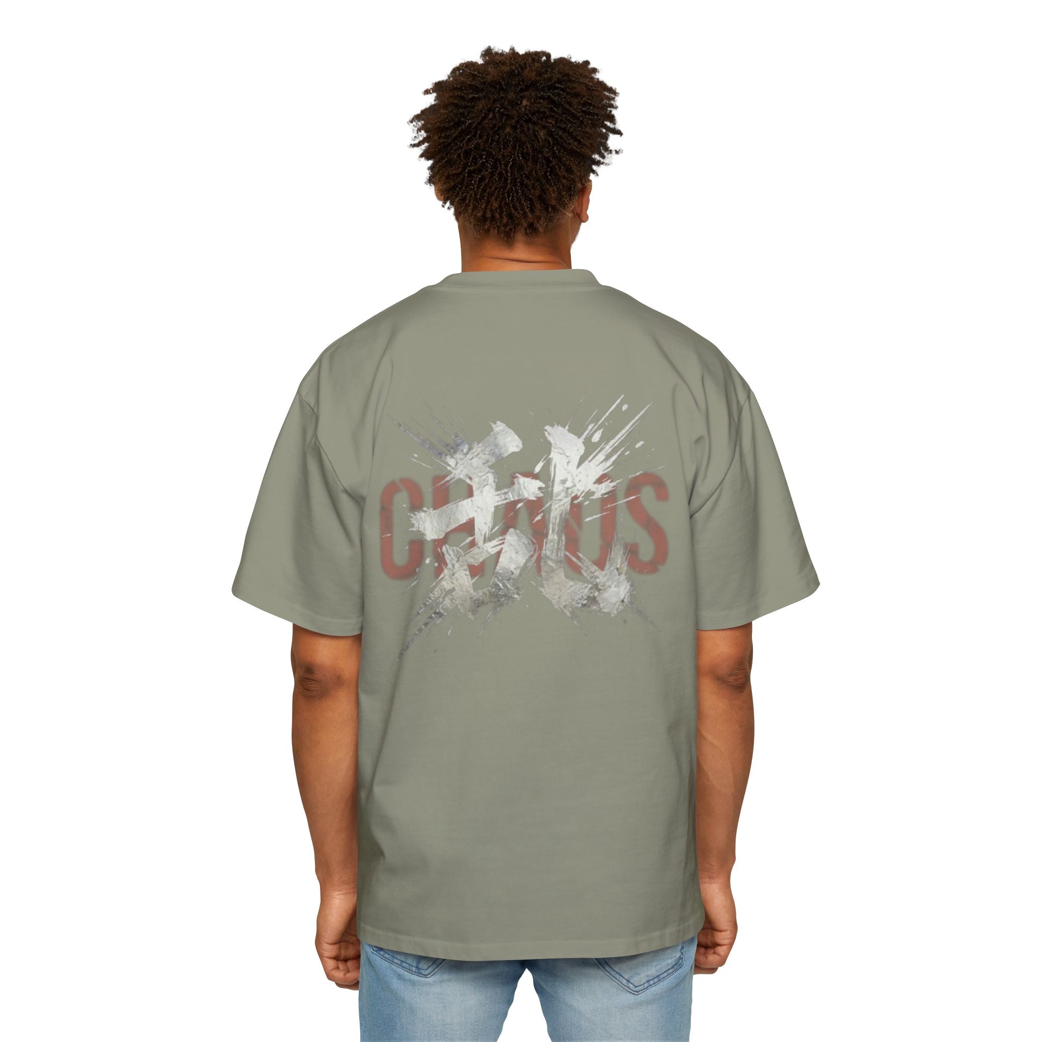 Premium Collection Oversized Graphic Tee — Chaos 乱