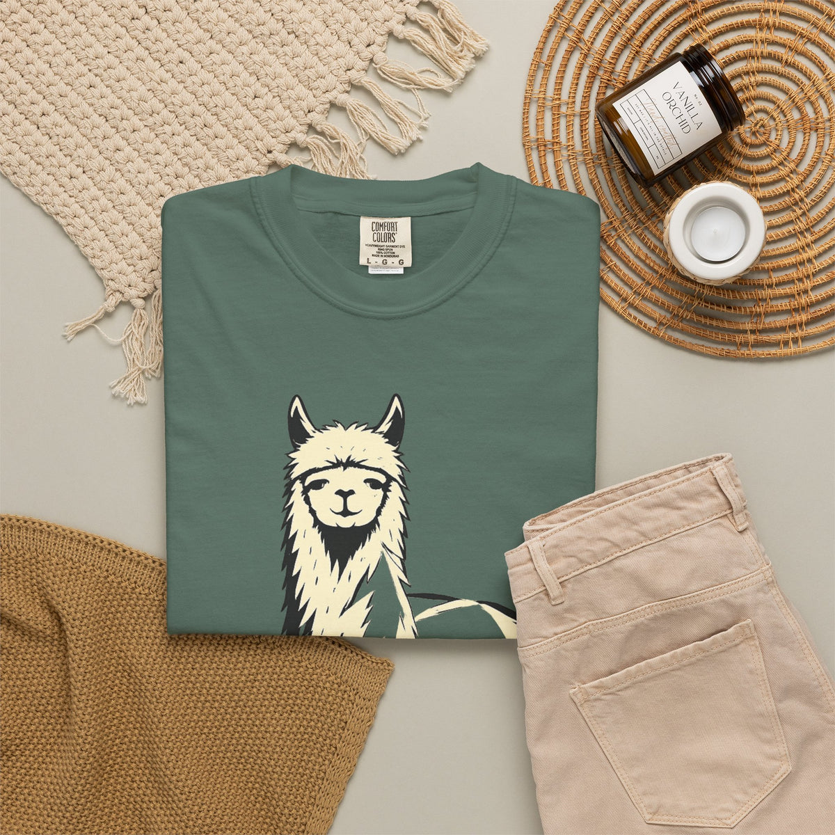 Graphic Tee — Alpaca 草泥马