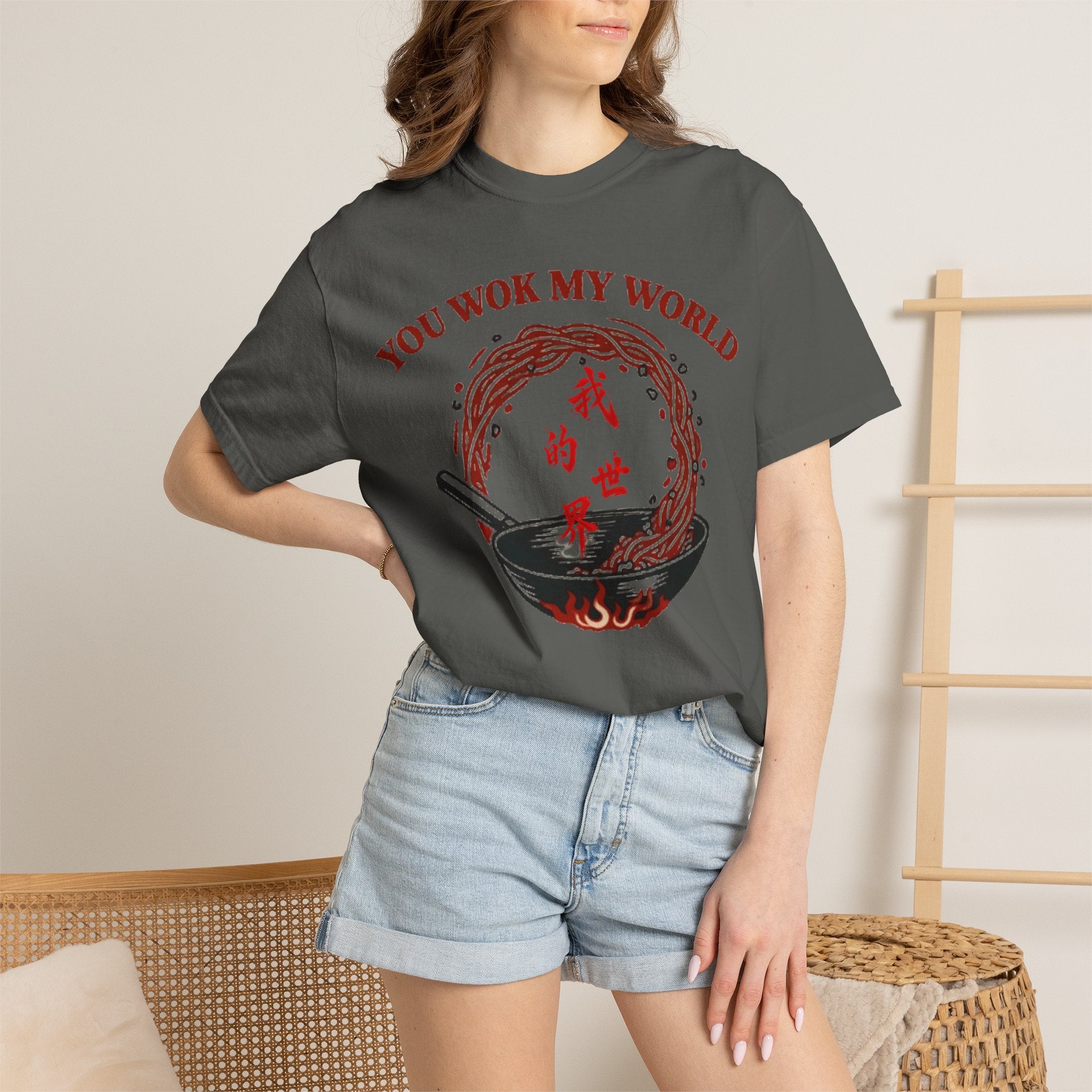 Graphic Tee — You Wok My World