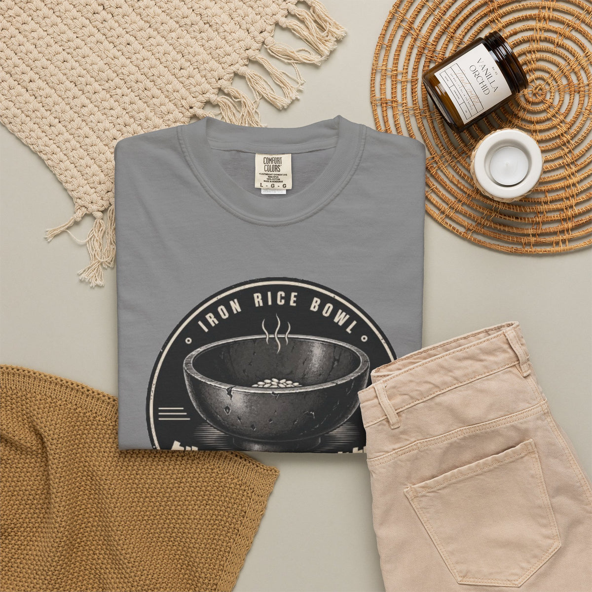 Graphic Tee — Iron Rice Bowl Not Enough Rice 铁饭碗 不够饭