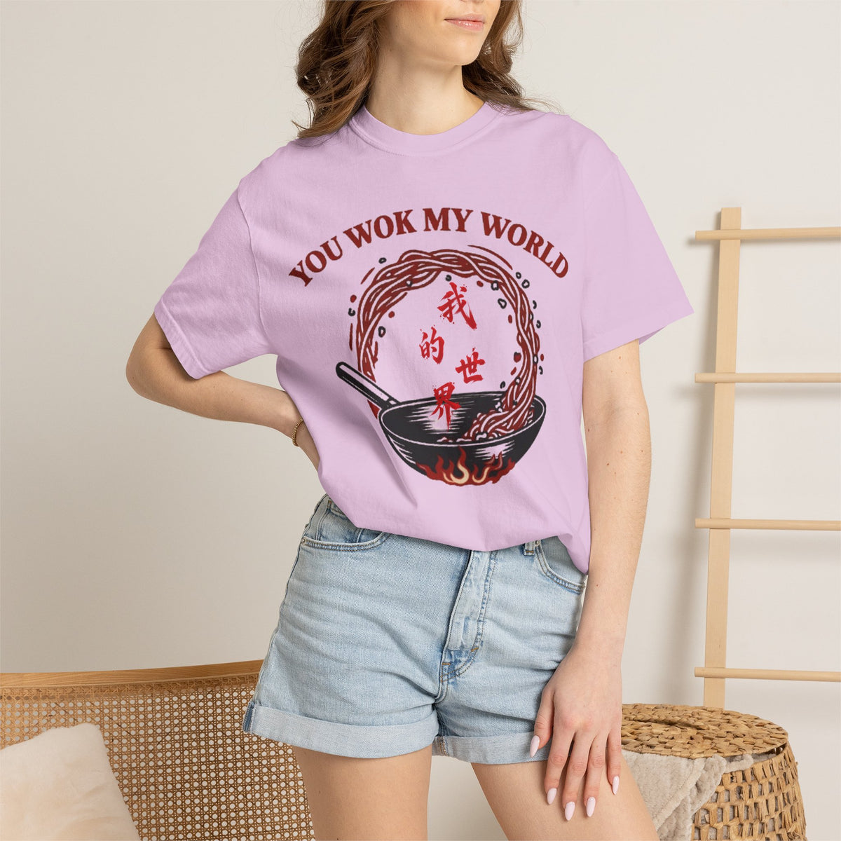 Graphic Tee — You Wok My World