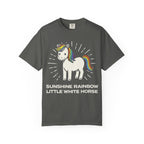 Graphic Tee — Sunshine Rainbow Little White Horse