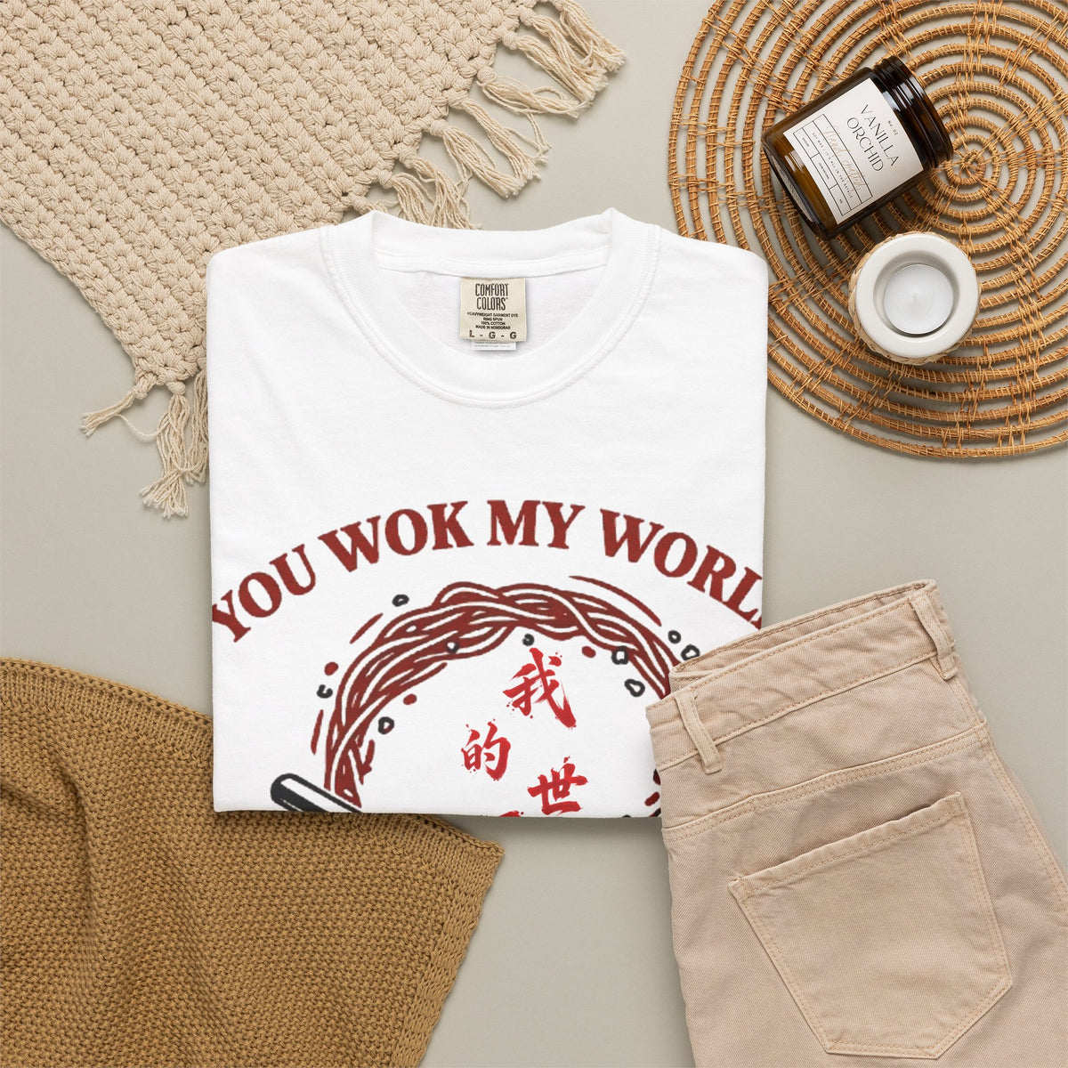 Graphic Tee — You Wok My World