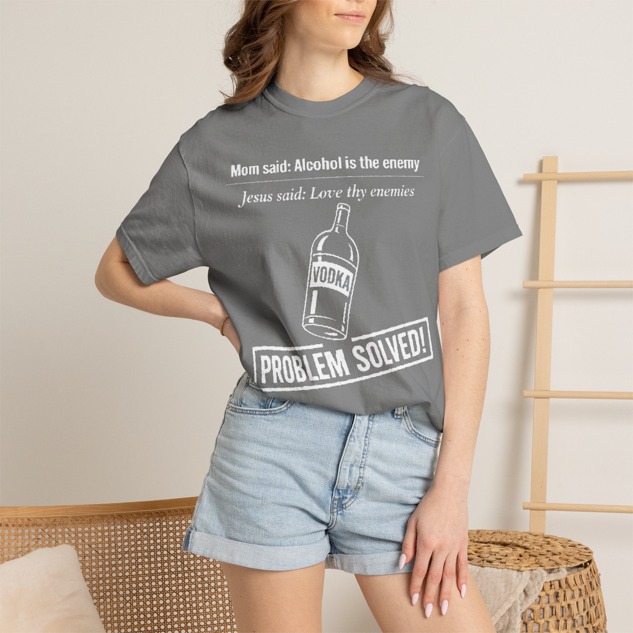 Graphic Tee - Alcohol is the Enemy, Love thy Enemy
