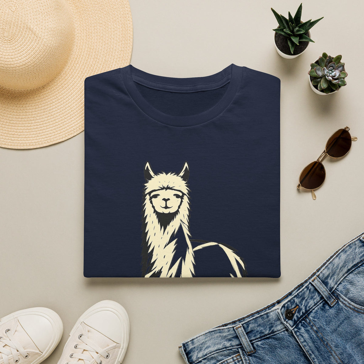 Summer Tee — Alpaca 草泥马